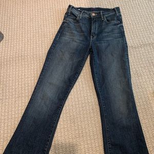 MOTHER denim The Hustler Ankle Fray size 24